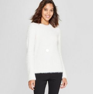 A New Day Women’s Crewneck Eyelash Pullover XS